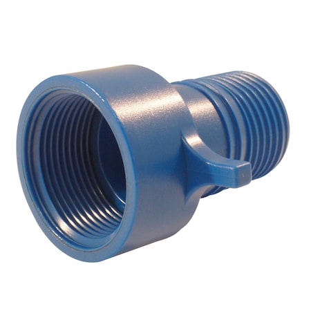 Apollo 1-1/4 in. Polypropylene Blue Twister Insert x FPT ABTFA114